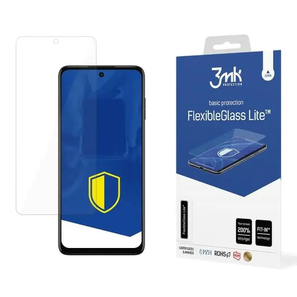 ⁨3MK FlexibleGlass Lite Motorola Moto G73 5G Szkło Hybrydowe Lite⁩ w sklepie Wasserman.eu