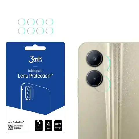 ⁨3MK Lens Protect Realme C33 Ochrona na obiektyw aparatu 4szt⁩ w sklepie Wasserman.eu