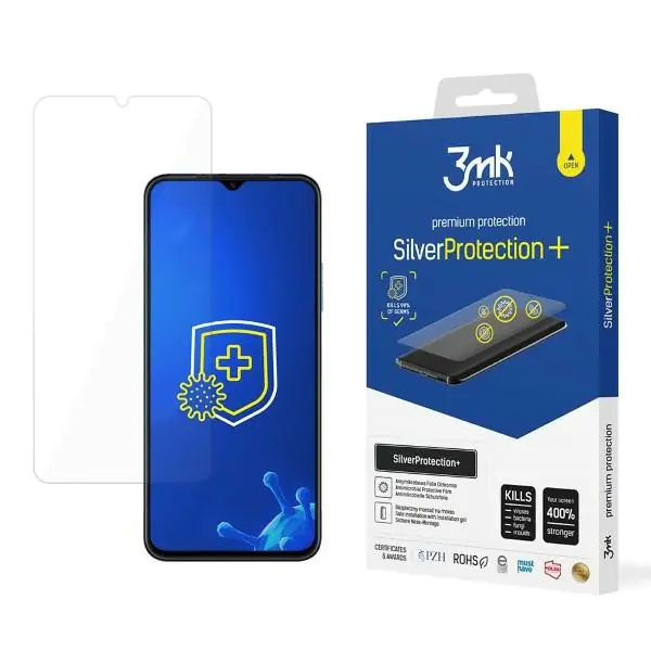 ⁨3MK Silver Protect+ Huawei Nova Y61 Folia Antymikrobowa montowana na mokro⁩ w sklepie Wasserman.eu