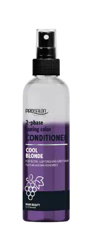 ⁨CHANTAL ProSalon Cool Blonde Dwufazowa Odżywka tonująca kolor do włosów blond,rozjaśnianych i siwych 200ml⁩ w sklepie Wasserman.eu