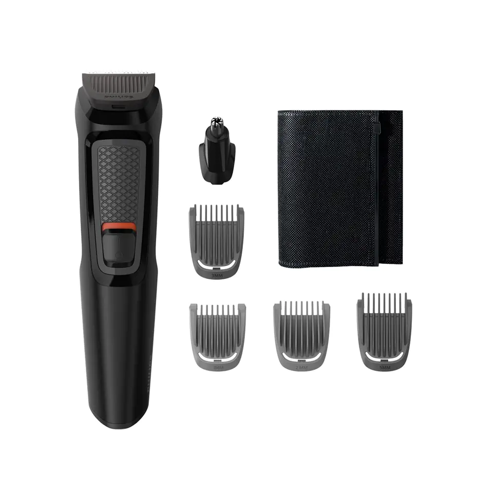 ⁨Philips MULTIGROOM Series 3000 MG3710/15 hair trimmers/clipper Black⁩ at Wasserman.eu
