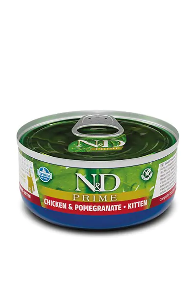 ⁨FARMINA N&D Prime Chicken & Pomegranate Kitten - mokra karma dla kociąt - 70 g⁩ w sklepie Wasserman.eu