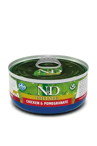 ⁨FARMINA N&D Prime Chicken & Pomegranate Adult - mokra karma dla kota - 70 g⁩ w sklepie Wasserman.eu