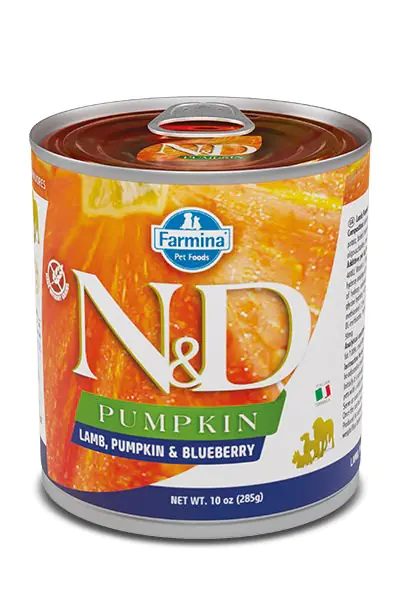 ⁨FARMINA N&D Dog Lamb, Pumpkin, Blueberry Adult - mokra karma dla psa - 285g⁩ w sklepie Wasserman.eu