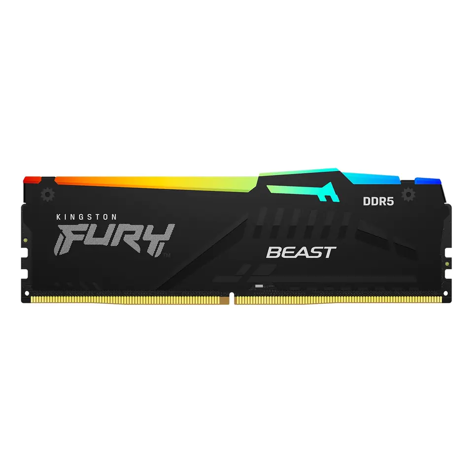 ⁨Kingston Technology FURY Beast RGB memory module 32 GB 1 x 32 GB DDR5 5600 MHz⁩ at Wasserman.eu