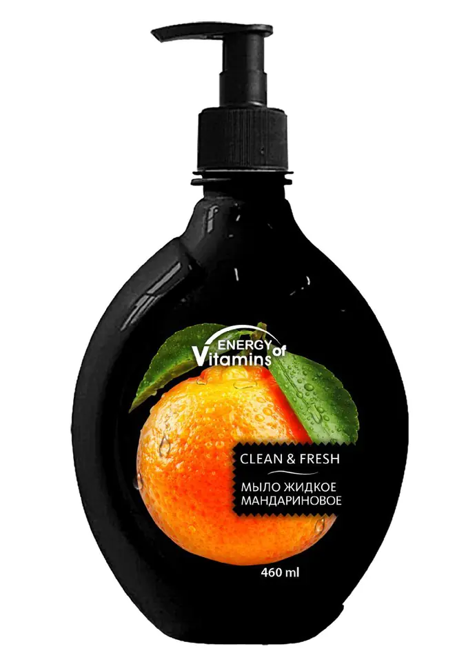 ⁨ENERGY OF VITAMINS Orange Fresh liquid soap 460ml - pump⁩ at Wasserman.eu