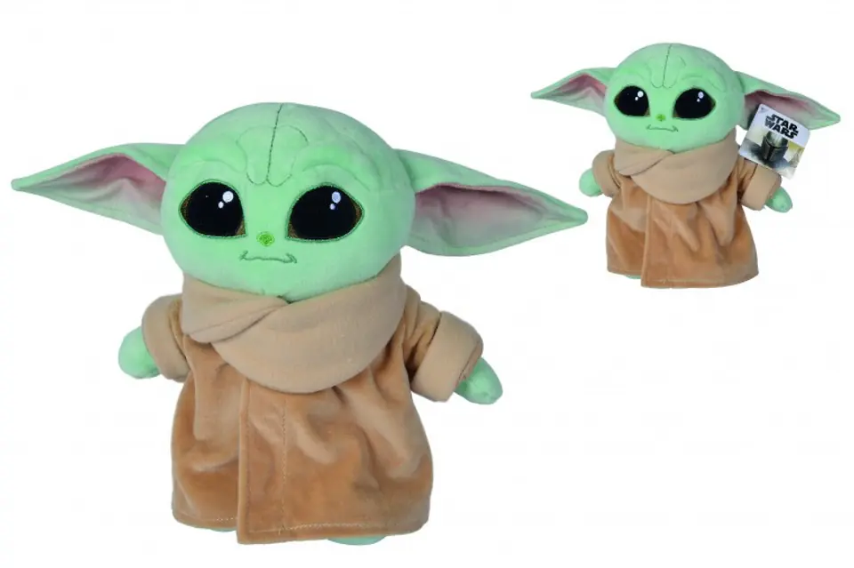 ⁨Plush toy Disney Mandalorian Baby Yoda, 25 cm⁩ at Wasserman.eu