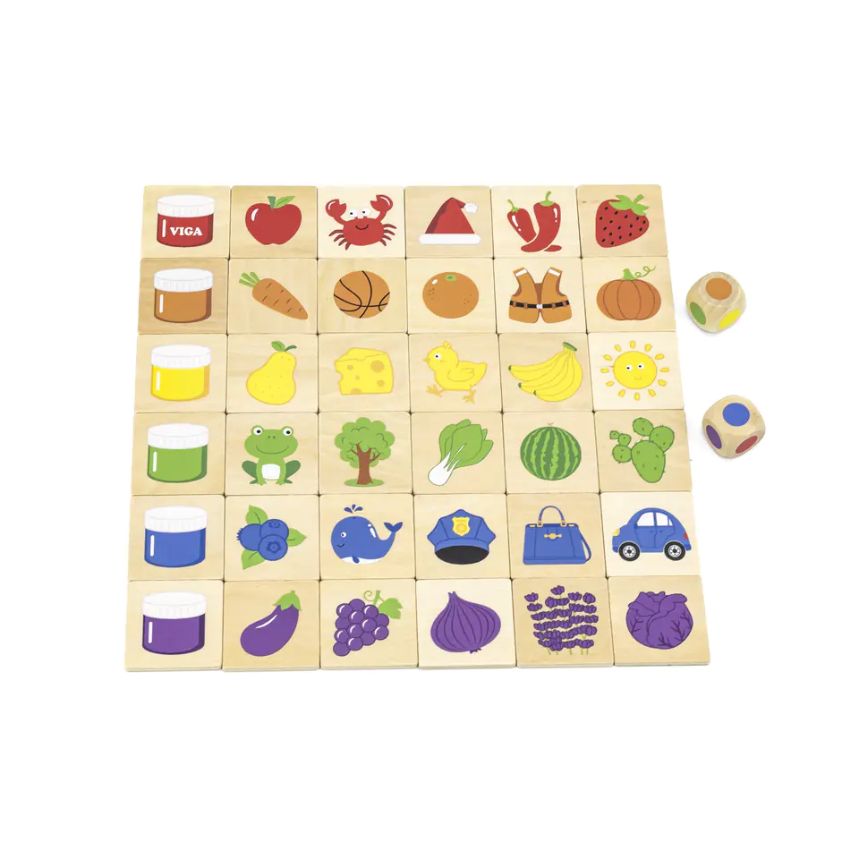 Viga 44505 Puzzle - układanka do nauki kolorów w sklepie Wasserman.eu
