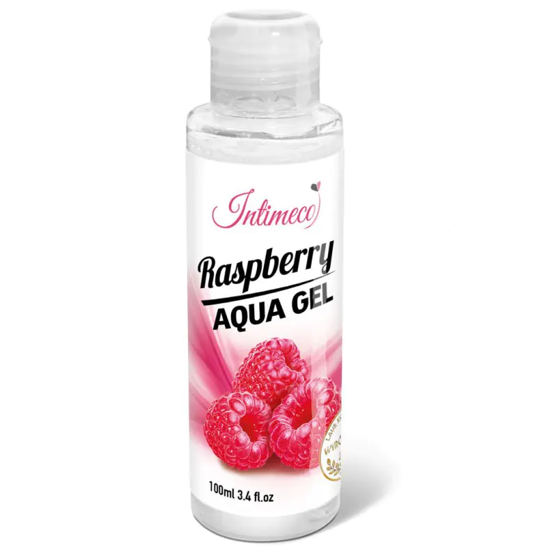 ⁨Intimeco Raspberry Aqua Gel nawilżający żel intymny o aromacie malinowym 100ml⁩ w sklepie Wasserman.eu