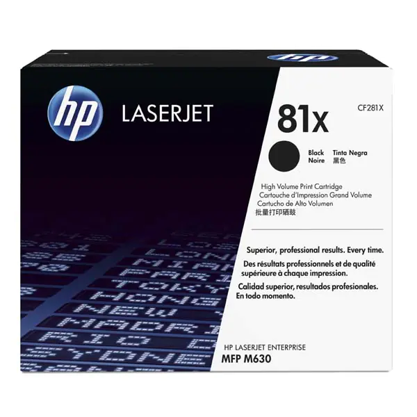 HP 81X Black CF281X LaserJet XL Cartridge at Wasserman.eu