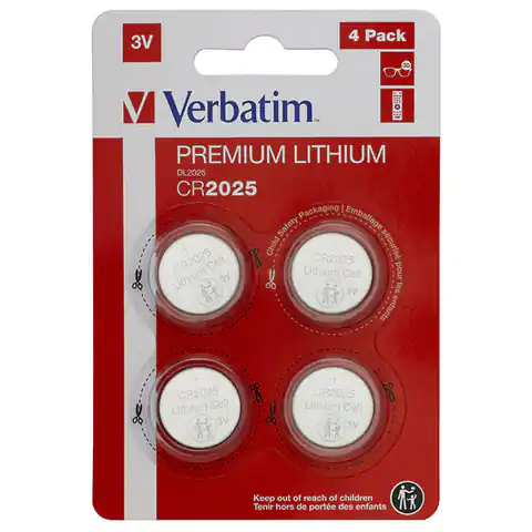 ⁨Verbatim CR2025 Single-use battery Lithium⁩ at Wasserman.eu