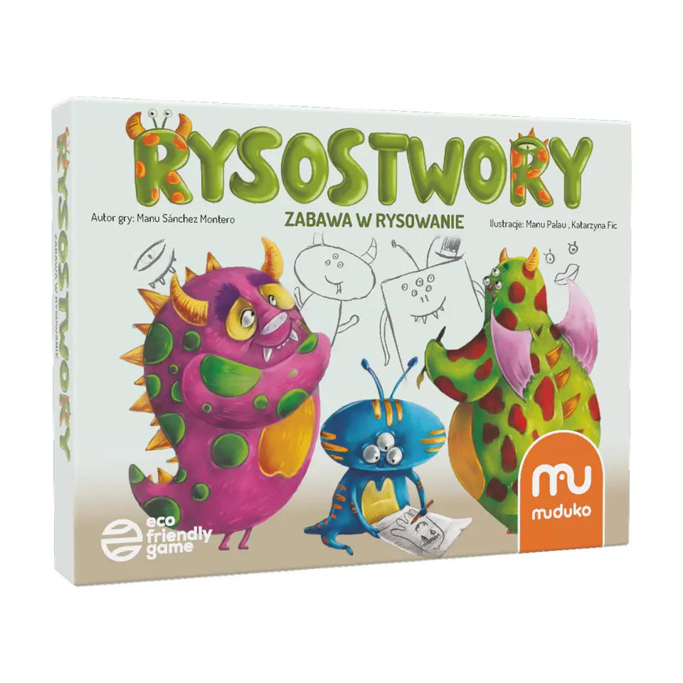 ⁨MUDUKO Gra w rysowanie Rysostwory gra edukacyjna 4+⁩ w sklepie Wasserman.eu