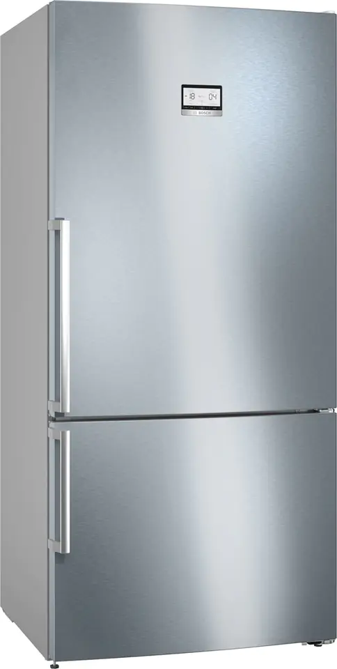 ⁨Bosch Serie 6 KGN86AIDR fridge-freezer Freestanding 631 L D Stainless steel⁩ at Wasserman.eu