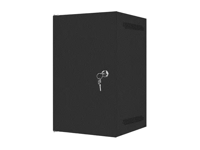 ⁨LANBERG 10" WALL-MOUNTED RACK CABINET 9U (280X310, BLACK)⁩ at Wasserman.eu