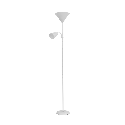 ⁨Floor lamp URLAR, 175 cm, max 25W E27, max 25W E14, white⁩ at Wasserman.eu