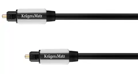⁨Kabel optyczny toslink-toslink Kruger&Matz (3 m)⁩ w sklepie Wasserman.eu