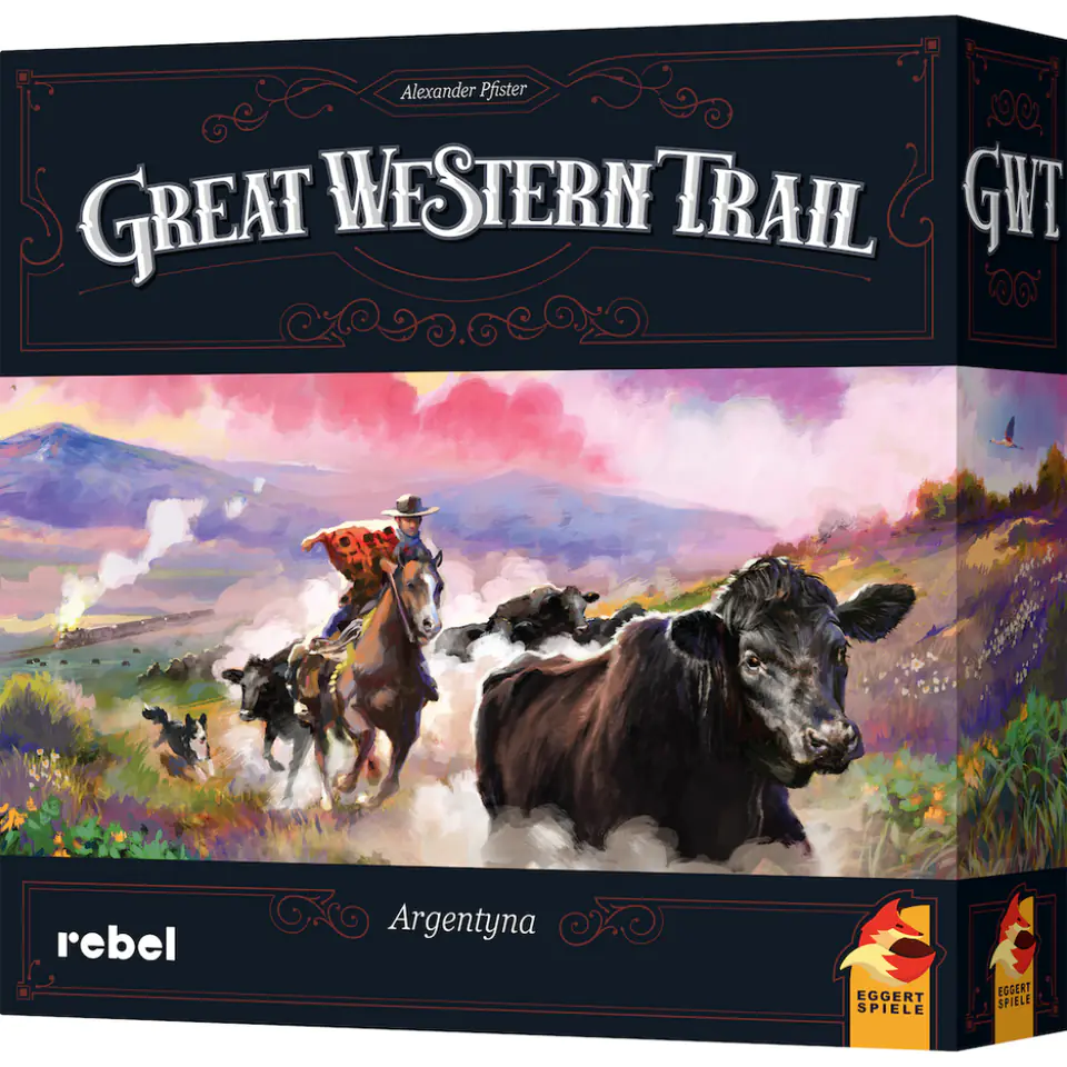 ⁨GRA PLANSZOWA GREAT WESTERN TRAIL: ARGENTYNA - REBEL⁩ w sklepie Wasserman.eu