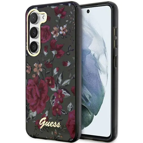 ⁨Guess GUHCS23MHCFWSA S23+ S916 zielony/kaki hardcase Flower Collection⁩ w sklepie Wasserman.eu