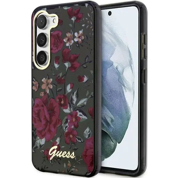 ⁨Guess GUHCS23SHCFWSA S23 S911 zielony/kaki hardcase Flower Collection⁩ w sklepie Wasserman.eu