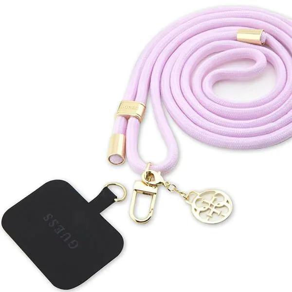 ⁨Guess GUUCNMG4EU Universal CBDY Cord pasek lilak/lilac⁩ w sklepie Wasserman.eu