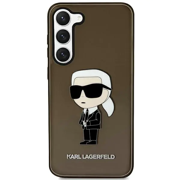 ⁨Karl Lagerfeld KLHCS23MHNIKTCK S23+ S916 czarny/black hardcase Ikonik Karl Lagerfeld⁩ w sklepie Wasserman.eu