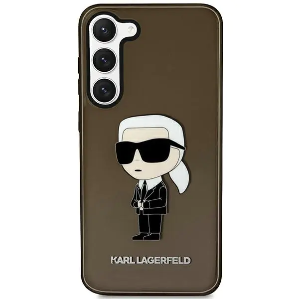 ⁨Karl Lagerfeld KLHCS23SHNIKTCK S23 S911 czarny/black hardcase Ikonik Karl Lagerfeld⁩ w sklepie Wasserman.eu