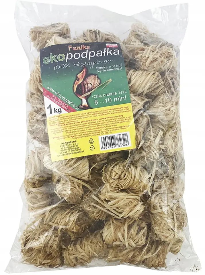 ⁨Podpałka ekologiczna Feniks (1000 g)⁩ w sklepie Wasserman.eu