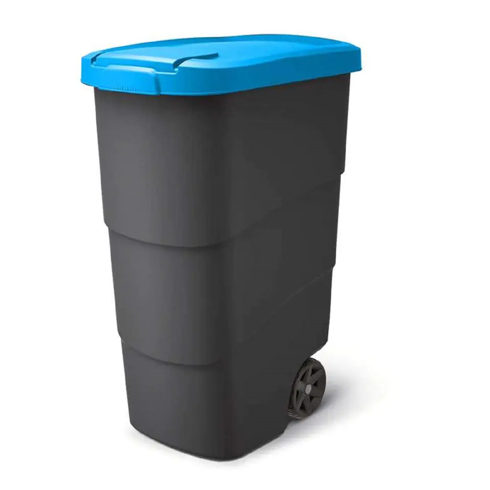 ⁨Kosz na śmieci WHEELER 90 L - niebieski⁩ w sklepie Wasserman.eu