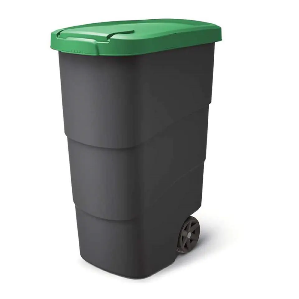 ⁨Kosz na śmieci WHEELER 90 L - zielony⁩ w sklepie Wasserman.eu