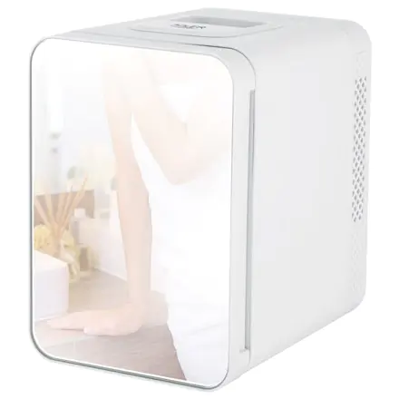 Adler Mini lodówka z lustrem AD 8085 Wolnostojąca, Spiżarnia, Wysokość 27 cm, Pojemność netto lodówki 4 L, Biały w sklepie Wasserman.eu