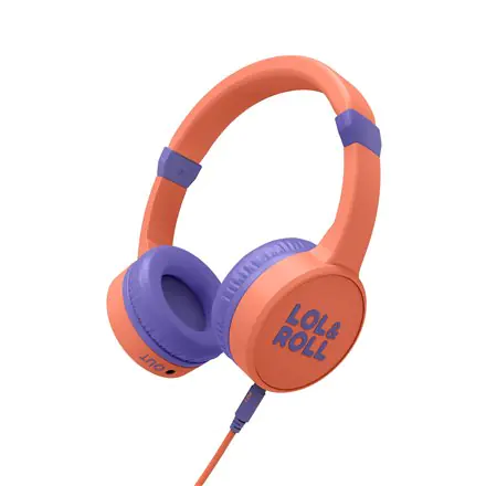 ⁨Energy Sistem Lol&Roll Pop Kids Headphones Orange (Music Share, Detachable Cable, 85 dB Volume Limit, Microphone) Energy Sistem⁩ w sklepie Wasserman.eu