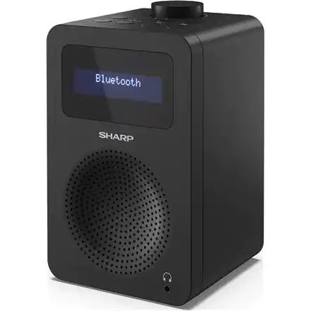 ⁨Sharp DR-430(BK) Radio cyfrowe, FM/DAB/DAB+, Bluetooth 5.0, nocna czerń⁩ w sklepie Wasserman.eu