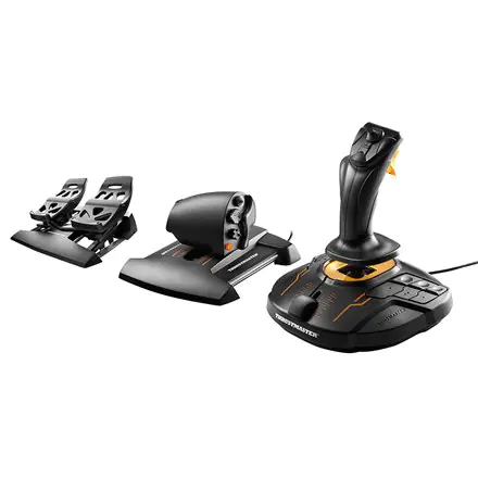 ⁨Zestaw lotniczy Thrustmaster Joystick T 16000M, czarny⁩ w sklepie Wasserman.eu