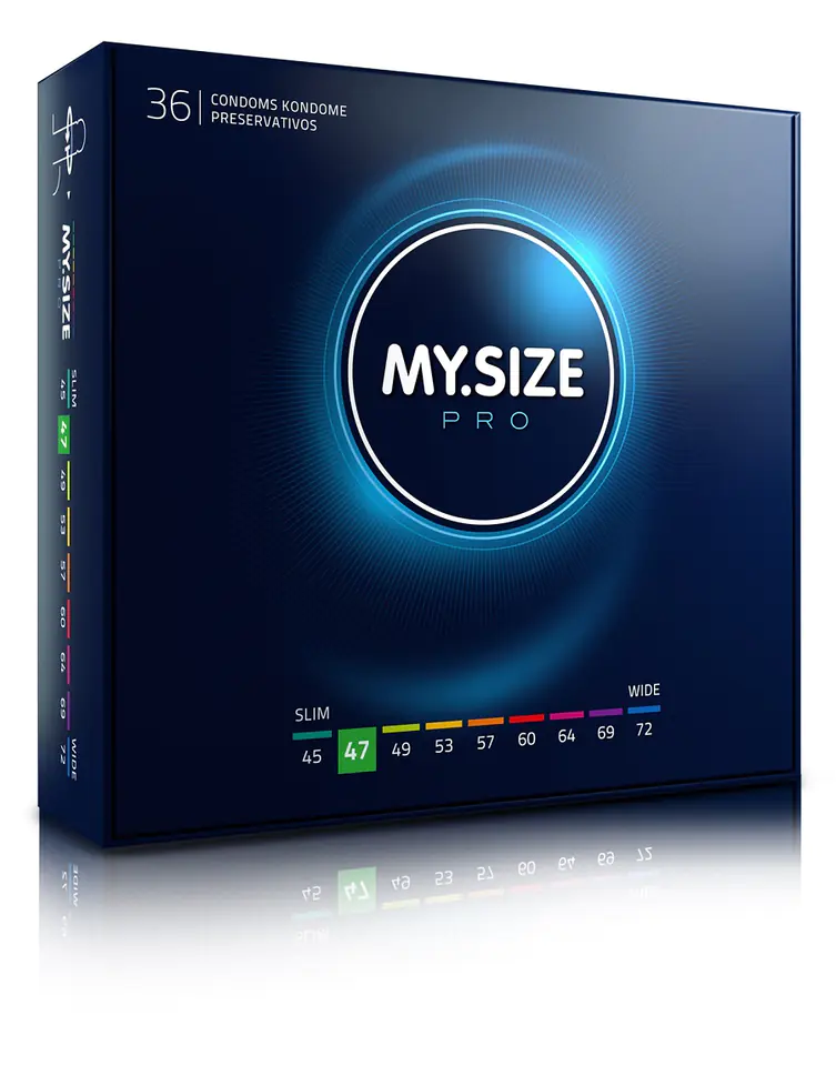 ⁨MY.SIZE PRO Condoms prezerwatywy 47mm 36szt⁩ w sklepie Wasserman.eu