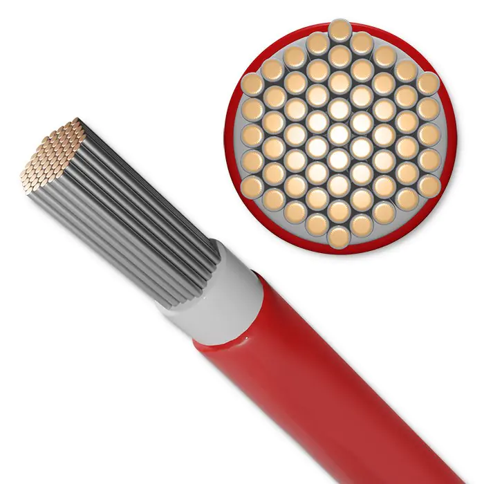 ⁨Qoltec 53852 Photovoltaic solar cable | 6mm² | 100m | red⁩ at Wasserman.eu