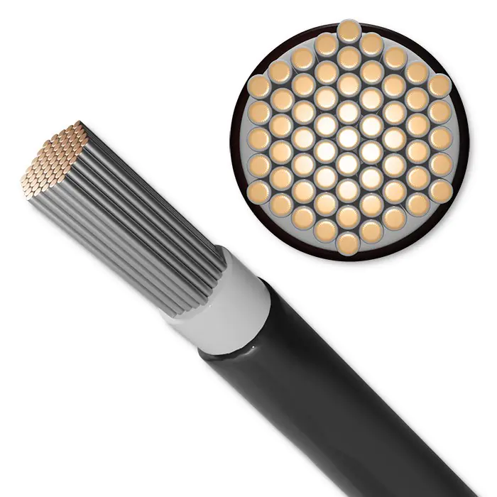 ⁨Qoltec 53851 Photovoltaic solar cable | 4mm² | 100m | black⁩ at Wasserman.eu