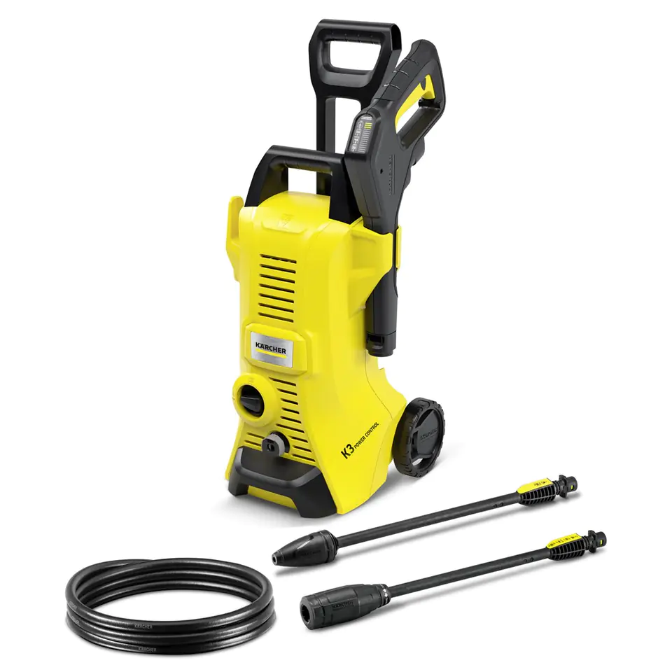 ⁨Kärcher K 3 POWER CONTROL pressure washer Upright Electric 380 l/h Black, Yellow⁩ at Wasserman.eu