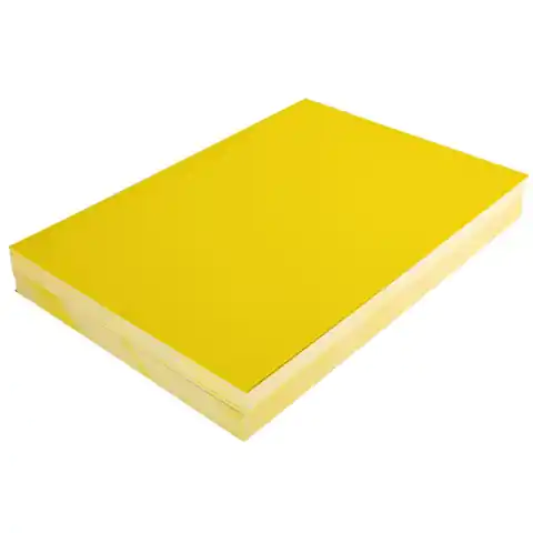 ⁨Okładka kartonowa do bindowania CHROMO A4 NATUNA żółta błyszcząca (100szt)⁩ w sklepie Wasserman.eu