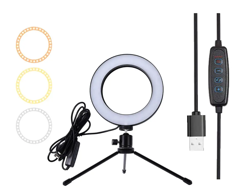ZD67B Lampa pierścieniowa 16cm led staty w sklepie Wasserman.eu