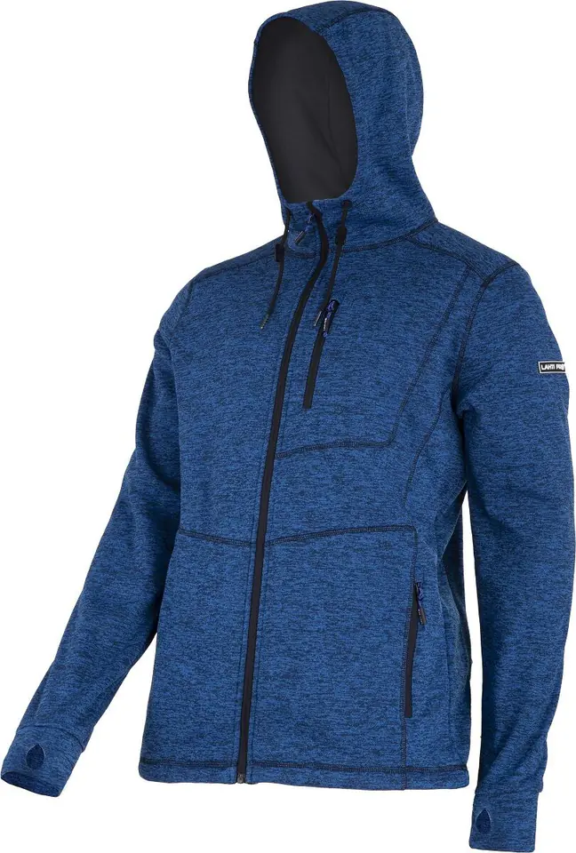 ⁨HOODIE WITH ZIPPER BLUE, "L", CE, LAHTI⁩ at Wasserman.eu