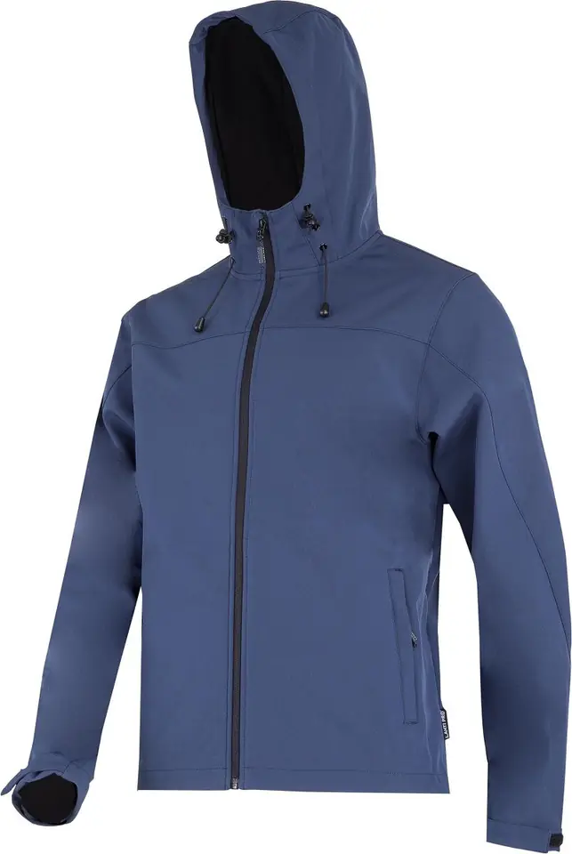 ⁨Softshell jacket with slippers. navy blue, "l", ce, lahti⁩ at Wasserman.eu