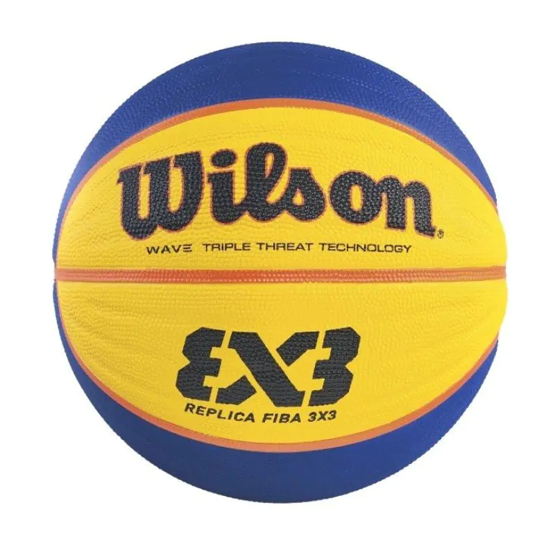 ⁨Piłka koszowa Wilson Fiba 3x3 Replica WTB1033XB 08083 (kolor Niebieski. Żółty, rozmiar 6)⁩ w sklepie Wasserman.eu