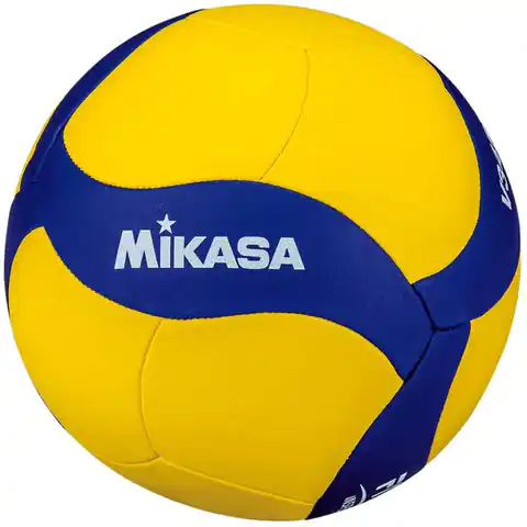 ⁨Piłka siatkowa Mikasa V345W (kolor Niebieski. Żółty, rozmiar 5)⁩ w sklepie Wasserman.eu