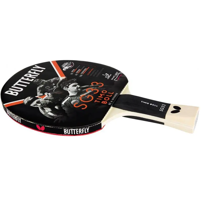 ⁨Rakietka do ping ponga Butterfly Timo Boll SG33 (kolor Czarny. Czerwony)⁩ w sklepie Wasserman.eu