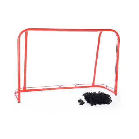 ⁨Bramka do unihokejowe TEMPISH Goal + siatka "22 (kolor Czerwony, rozmiar 90x60)⁩ w sklepie Wasserman.eu