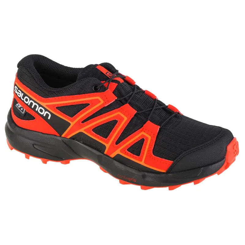 ⁨Buty Salomon Speedcross CSWP Jr (kolor Czerwony, rozmiar 38)⁩ w sklepie Wasserman.eu