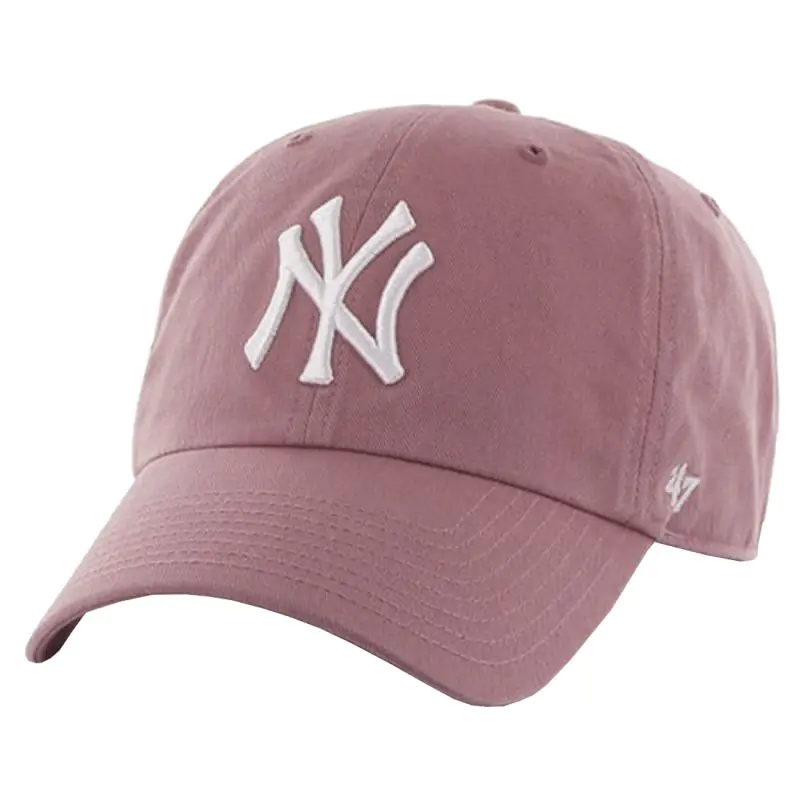 ⁨Czapka z daszkiem 47 Brand New York Yankees MLB Clean Up Cap (kolor Różowy, rozmiar One size)⁩ w sklepie Wasserman.eu