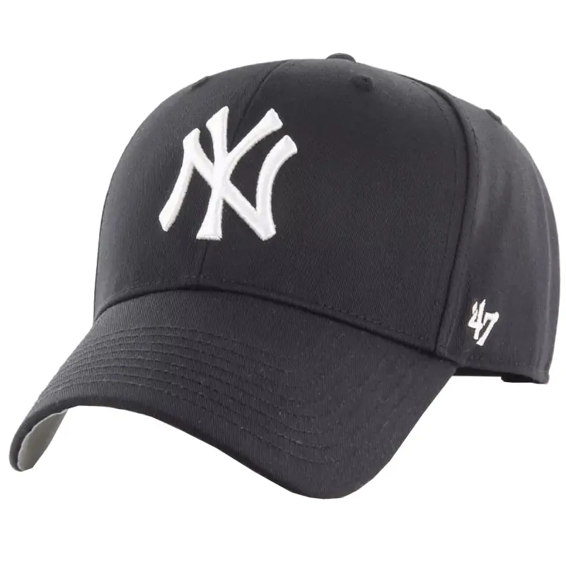 ⁨Czapka z daszkiem 47 Brand MLB New York Yankees Cap (kolor Czarny, rozmiar One size)⁩ w sklepie Wasserman.eu