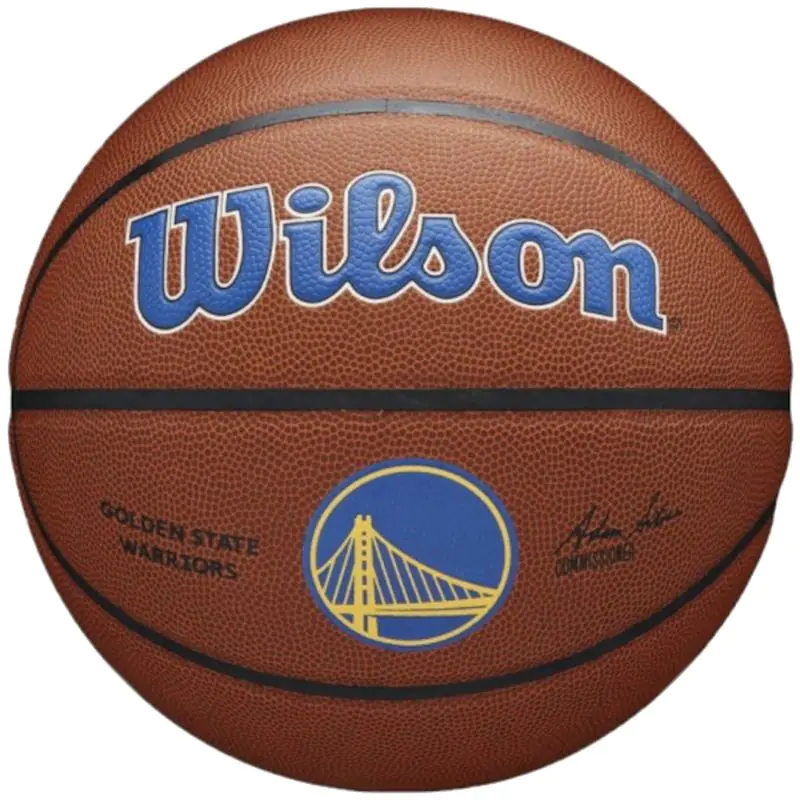 ⁨Piłka Wilson Team Alliance Golden State Warriors Ball WTB3100 (kolor Brązowy, rozmiar 7)⁩ w sklepie Wasserman.eu