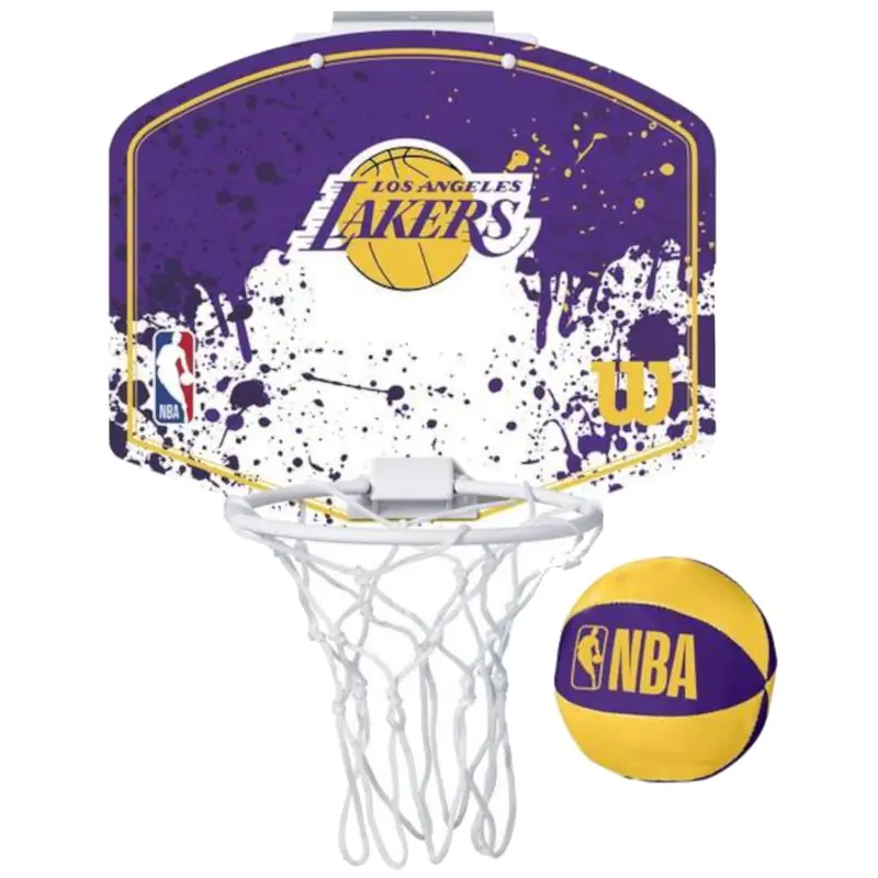 ⁨Tablica do koszykówki Mini Wilson NBA (kolor Fioletowy. Żółty, rozmiar One size)⁩ w sklepie Wasserman.eu